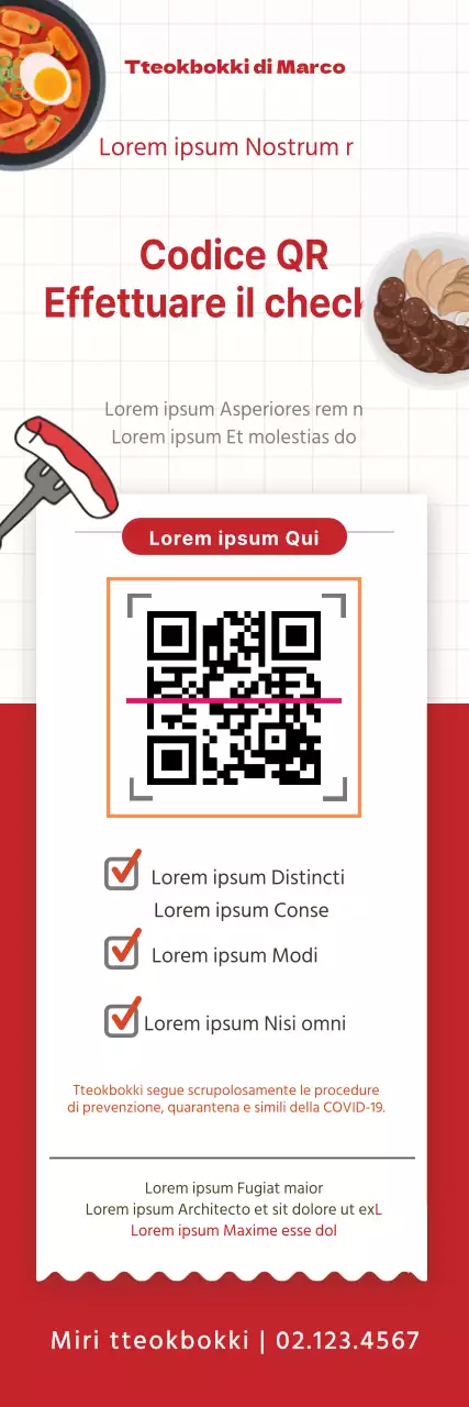 Check-in con codice QR
