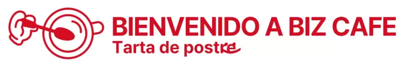 Ilustraciones sencillas y simpáticas y frases de texto en rojo se combinan para crear un café de estilo