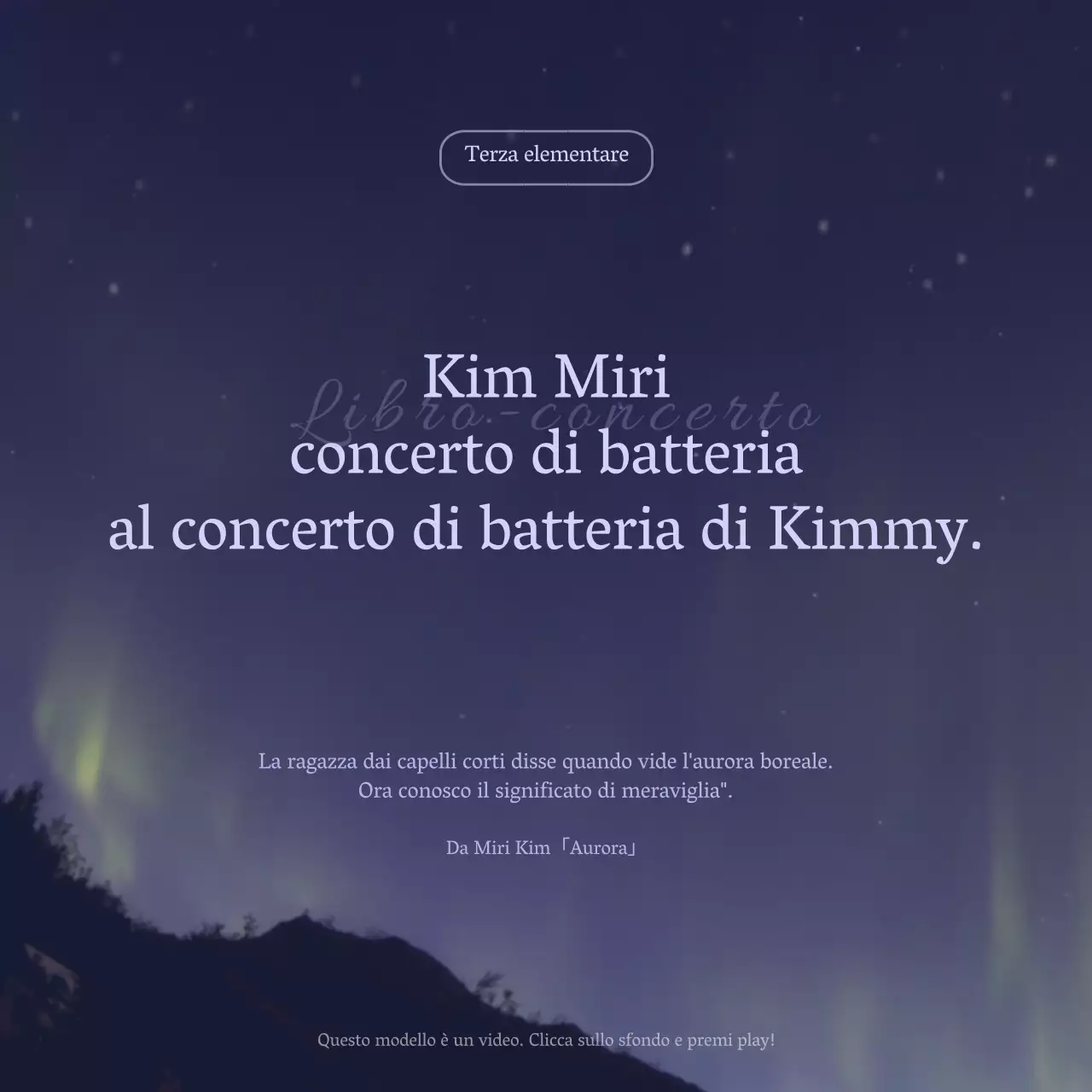 Una promozione del libro viola ed emozionale