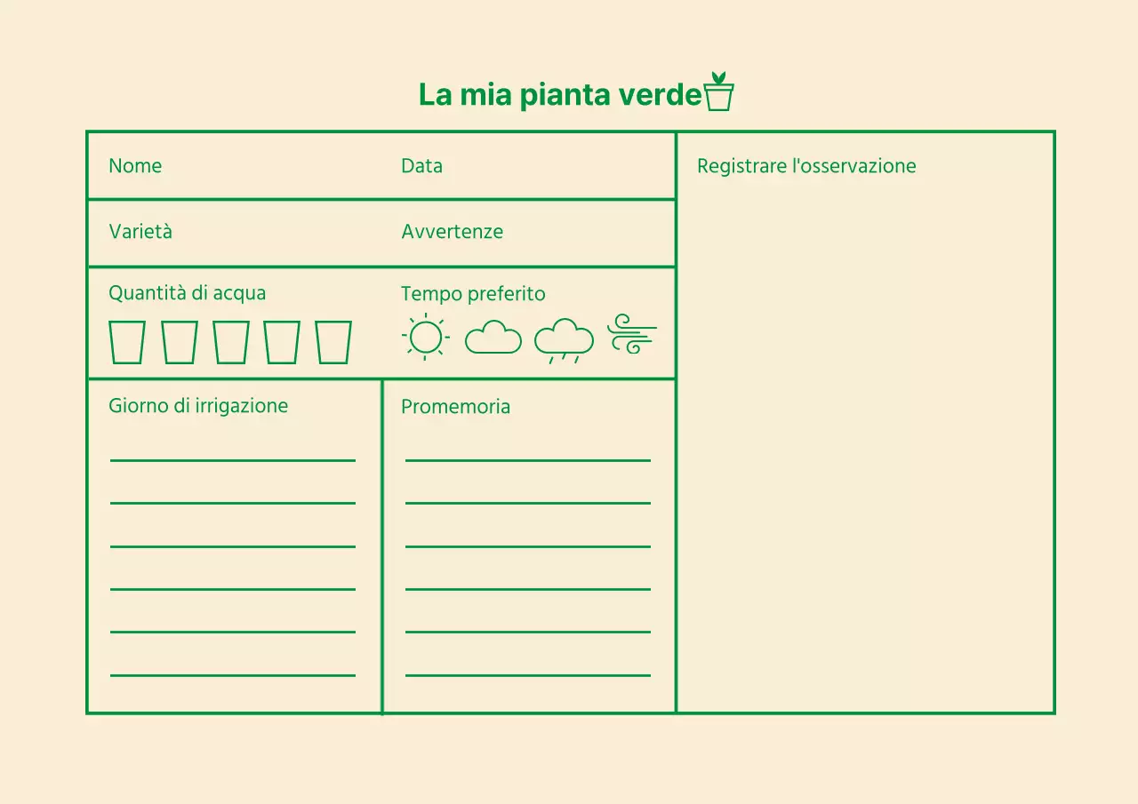Icona verde Storia semplice