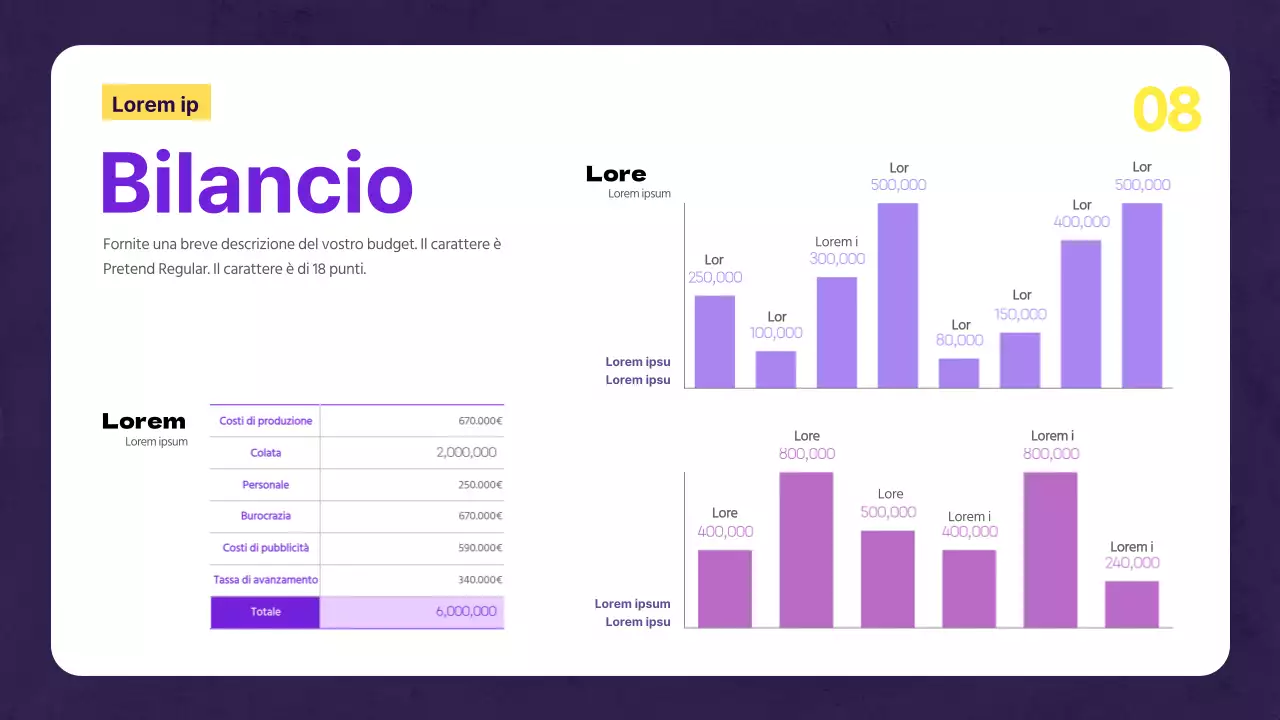 Proposta musicale creativa con sfondo viola e abbellimenti di stelle