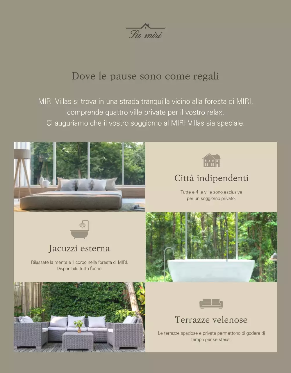 Come prenotare una pensione fotogenica marrone e beige