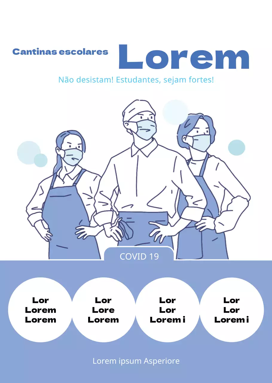Ilustração azul claro bilhete de cantil cartaz transparente