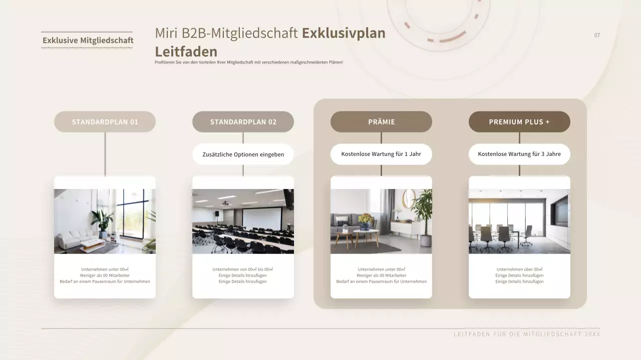 Braunton's Corporate Furniture Affiliate Service Angebotspräsentation