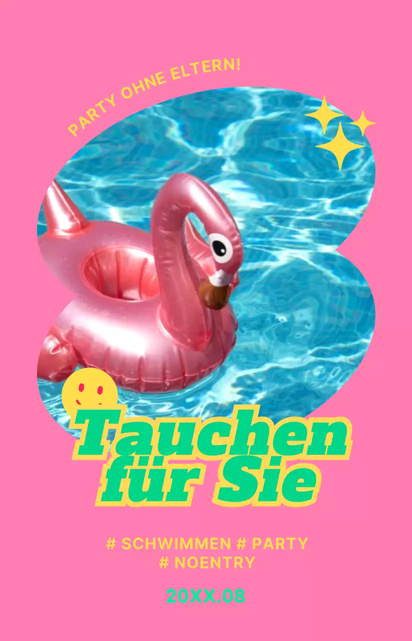 Filmplakate mit Rahmen und Aufklebern in auffälligen Farben mit jugendlichen Motiven