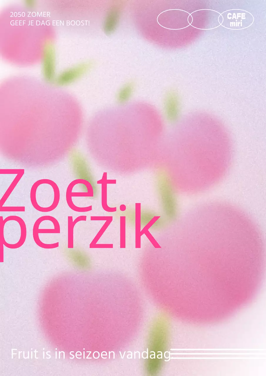 Roze glasmophyllumvrucht