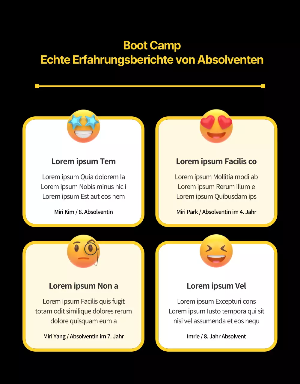 Niedlicher und lustiger Kodierunterricht in Schwarz und Gelb (mehr)