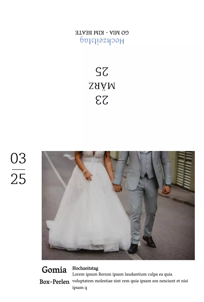 Hochzeitseinladungen in Weiß und einfachen Rahmen