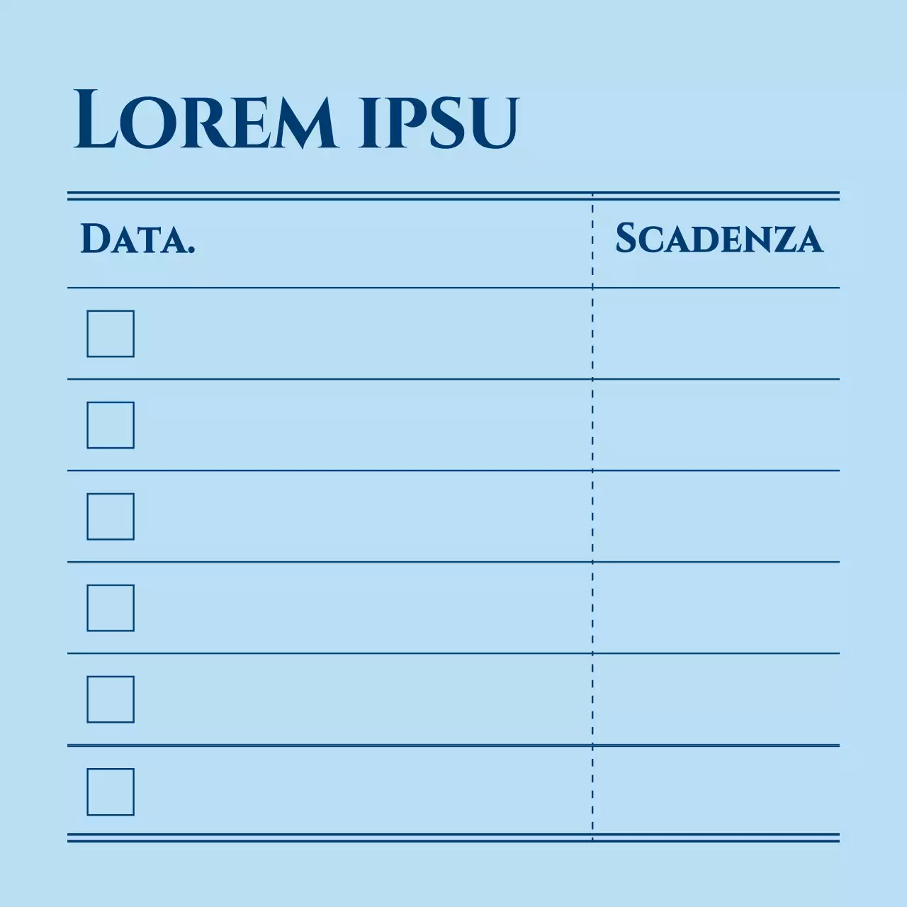 Semplice motivo a righe in blu chiaro e blu marino per il merchandising personalizzato di concezione tudorista