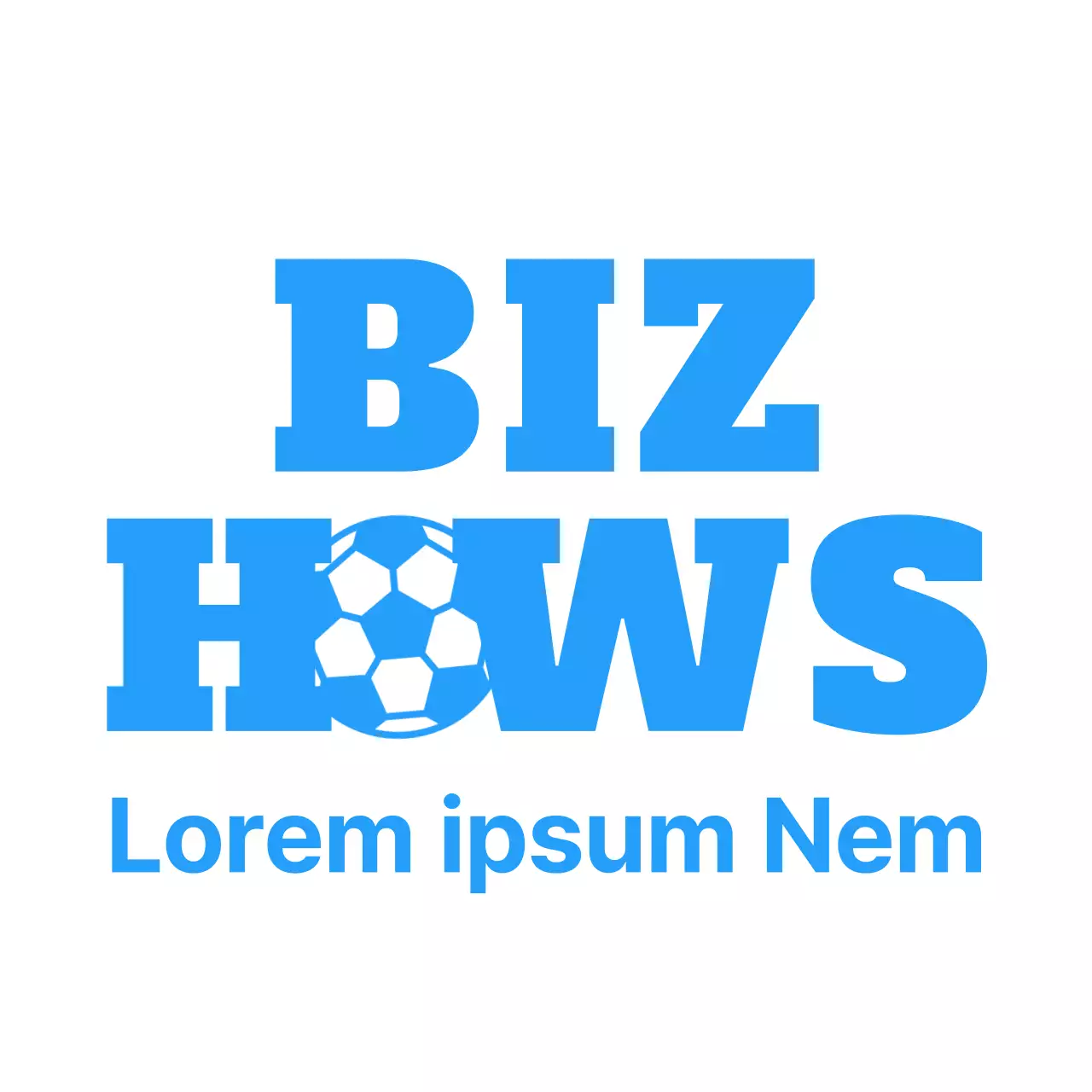 Kinderen voetbalschool concept t-shirt met blauwe voetbal illustratie