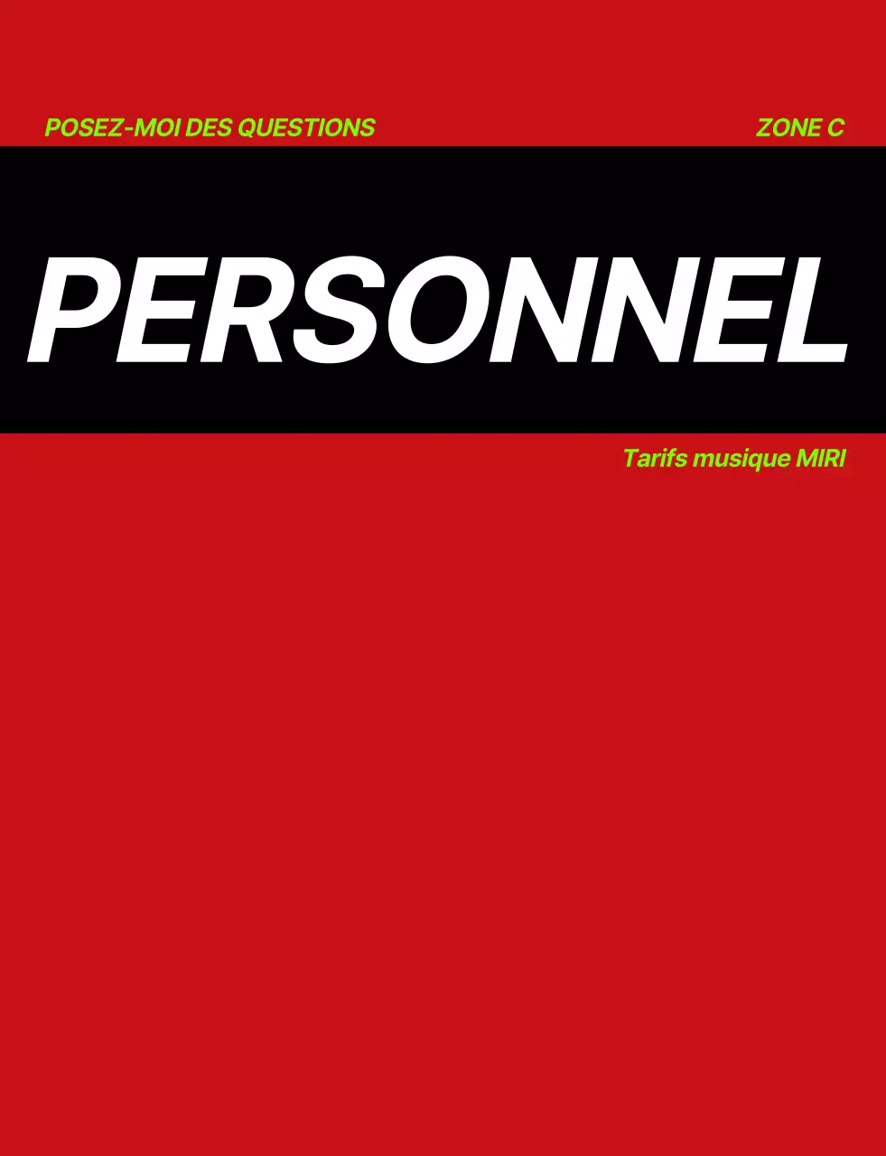 Music Awards Concert Staff Vest with Black White Fluorescent Green Symbol Logo