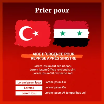 Annonce du parrainage de l'opération "Red Flag" (drapeau rouge)