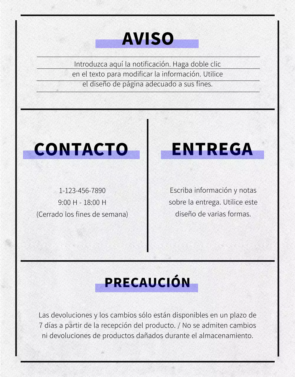 Página detallada de las gafas de sol