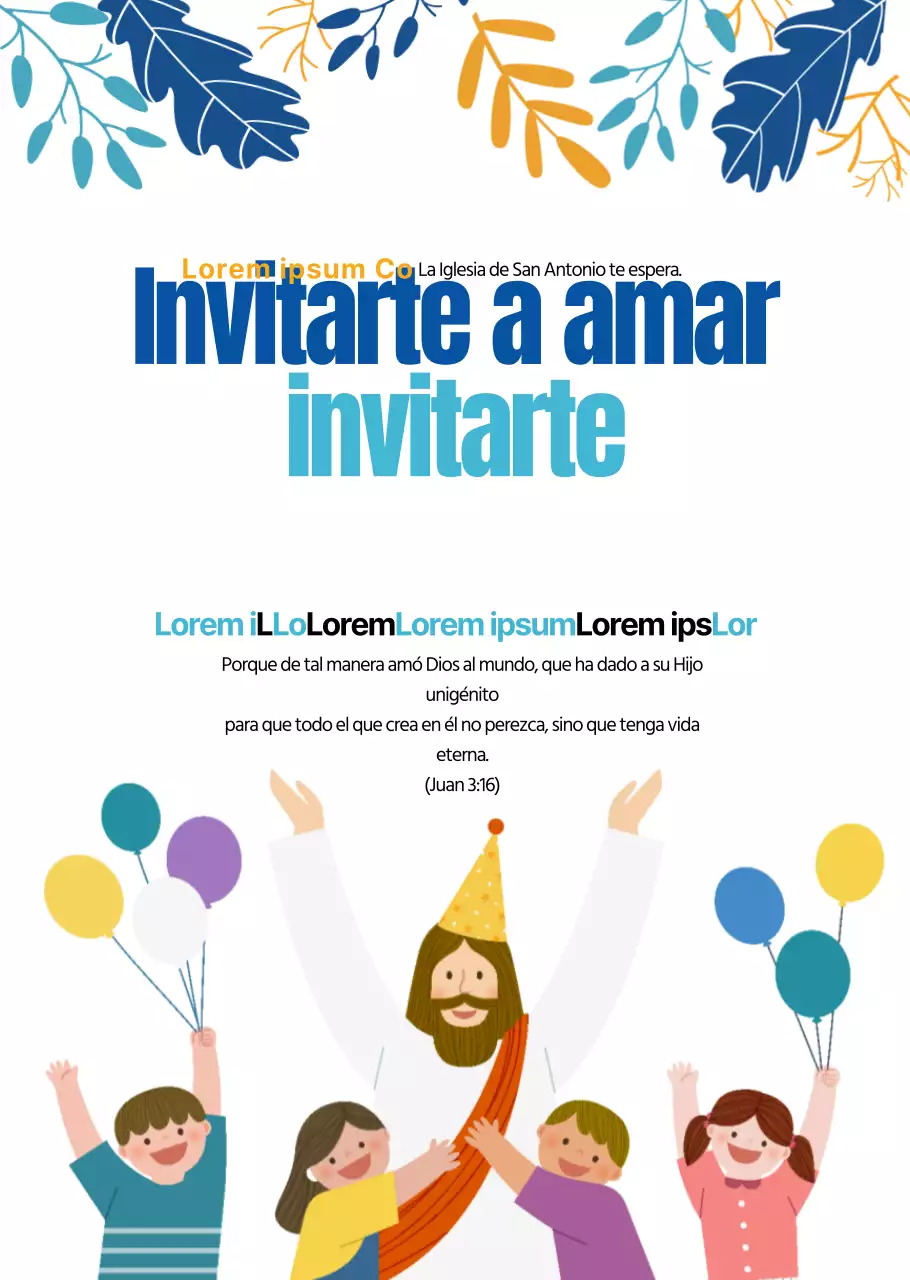 Guía de servicios religiosos con simpáticas ilustraciones