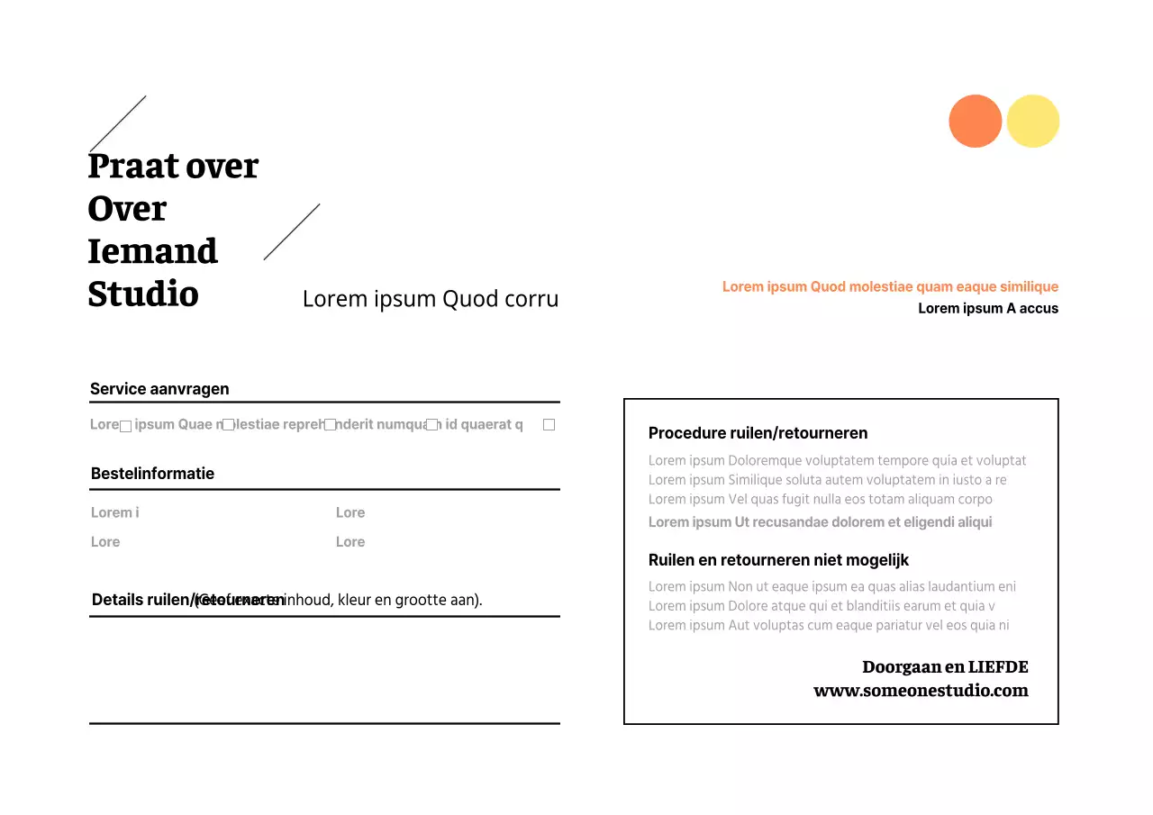 Ruilkaart winkelcentrum in roze marmertinten