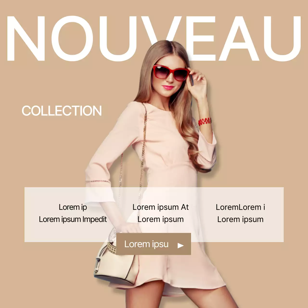 Beige Women's Fashion Chic New Arrivals New Collection