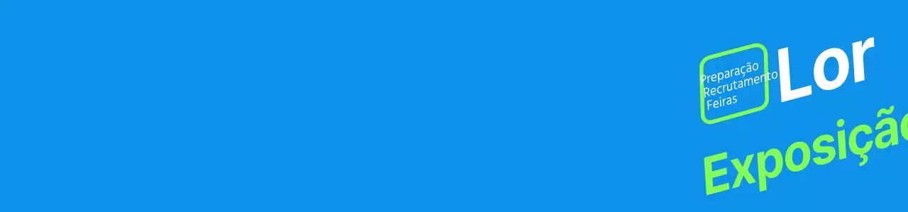 Colete simples azul-verde para pessoal de feira de emprego