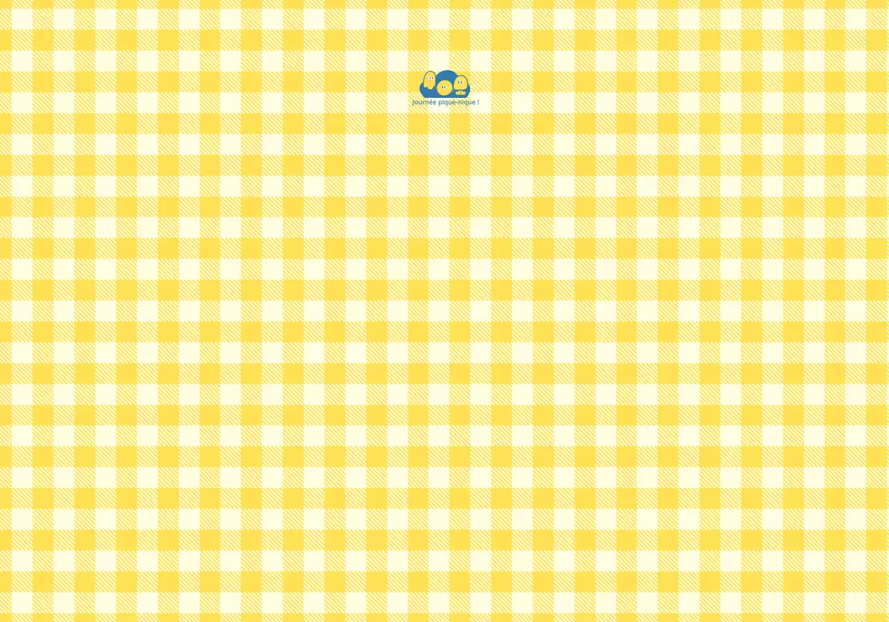 Articles personnalisés avec des motifs de craie jaunes et bleus et des illustrations de personnages mignons