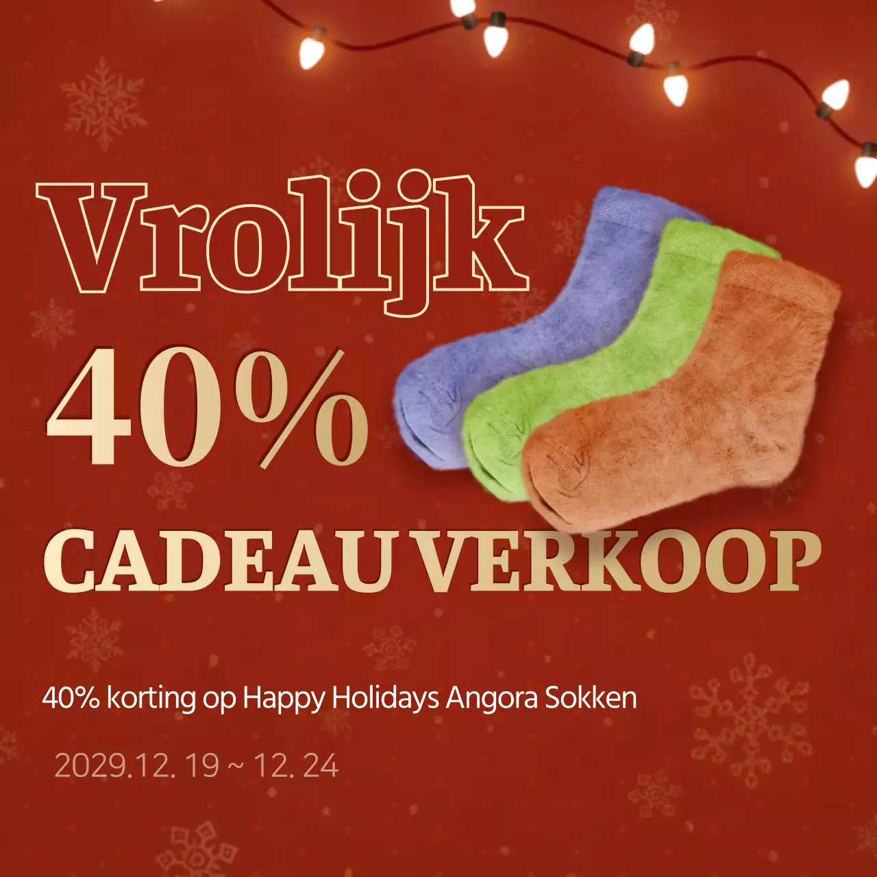 Dark Red's kerstuitverkoop