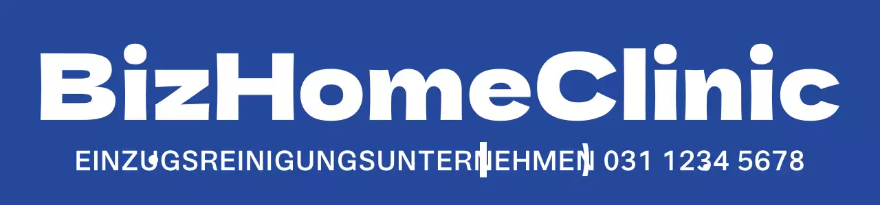 Einfache Reinigung Symbol Symbol Logo-Stil in marineblau und hellblau weiß für Hausreiniger Personal