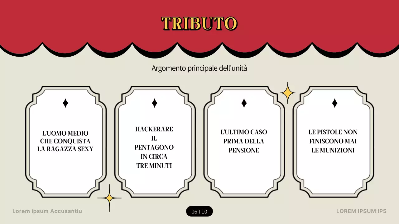 Introduzione alla terminologia cinematografica nel concetto di teatro rosso e giallo