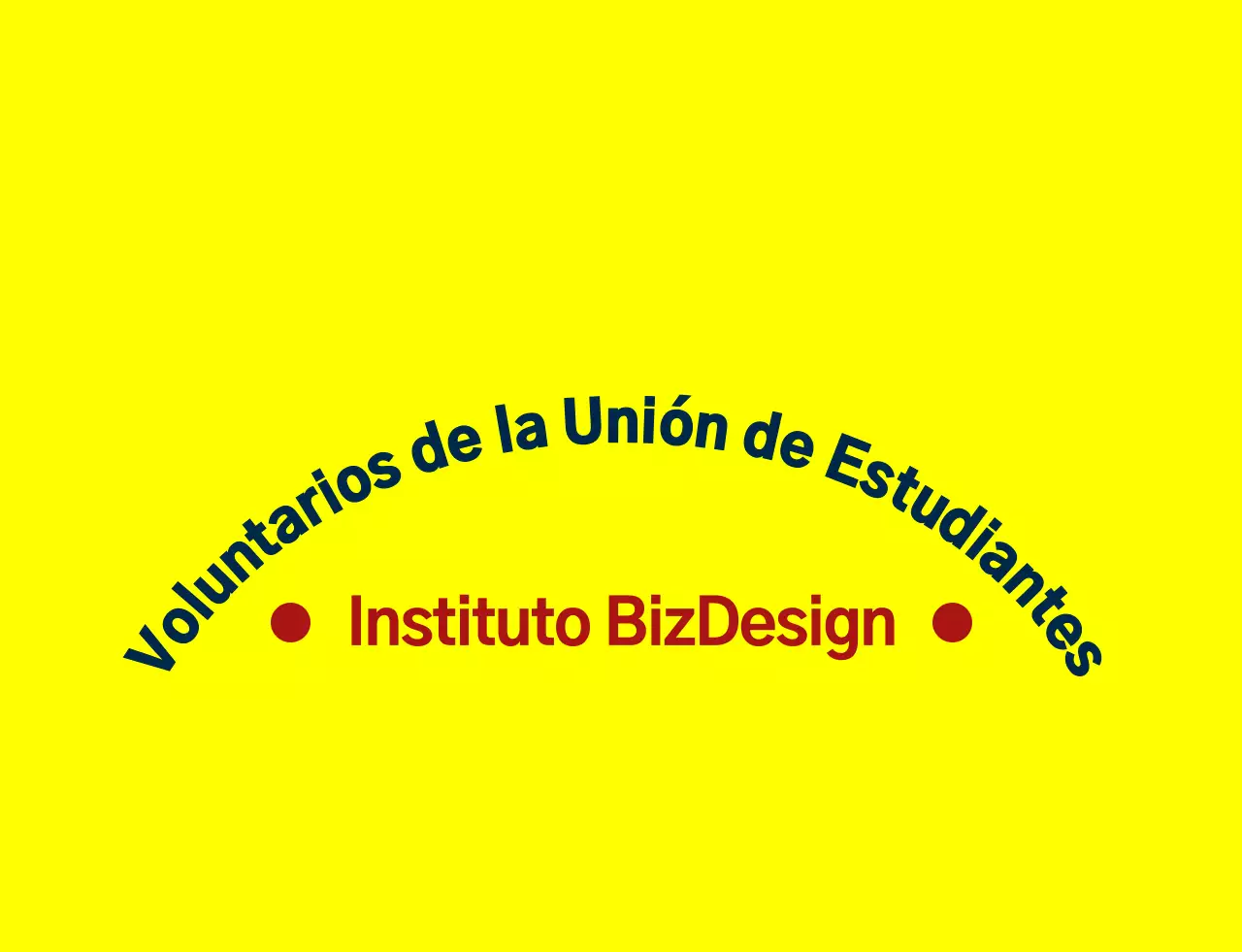 Simple y limpio símbolo de escudo y emblema logotipo estilo combinación en amarillo y azul marino-rojo Organización de servicio de gobierno de estudiantes de secundaria.