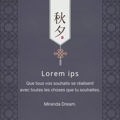 Vœux de Thanksgiving luxueux en violet foncé