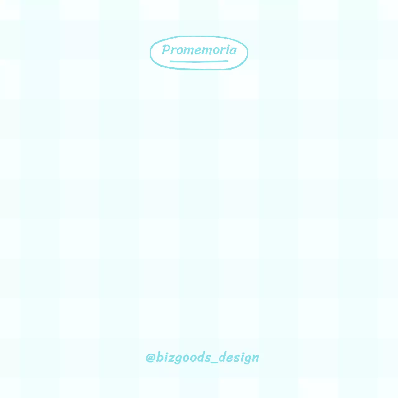 Simpatici oggetti personali in stile motivo a quadri in una varietà di colori pastello