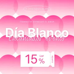 Evento de descuento Hearts in Pink