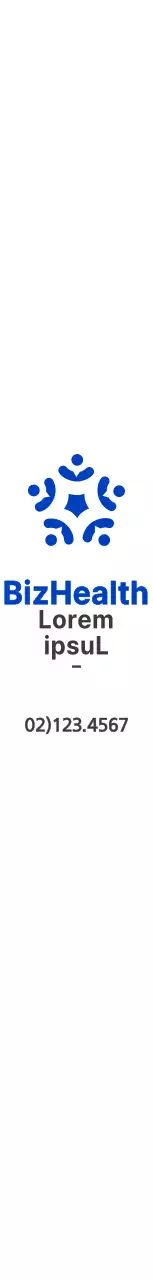 Logo bleu et noir à symbole épuré pour informer et promouvoir les informations du centre de soutien aux familles