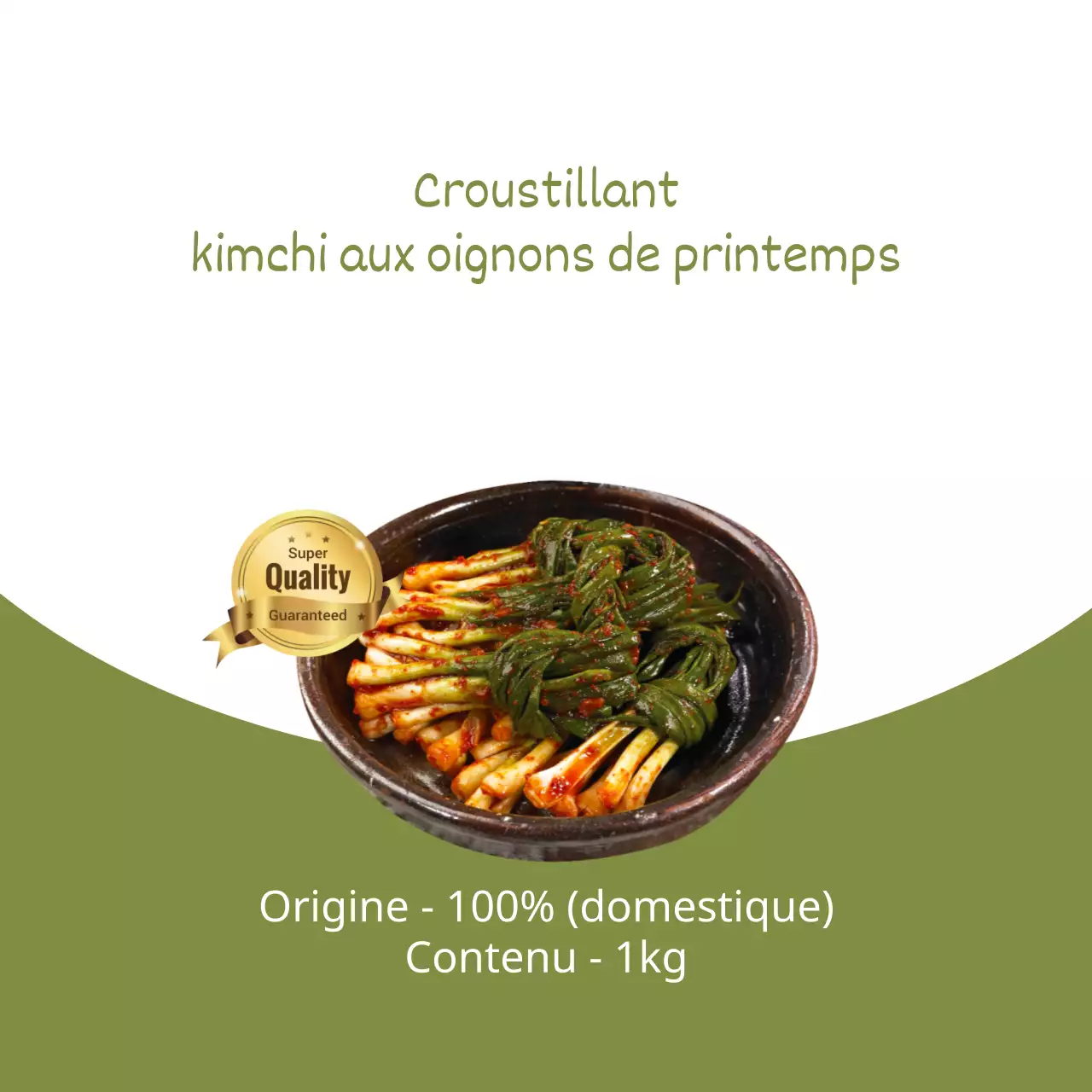 Kimchi à l'échalote