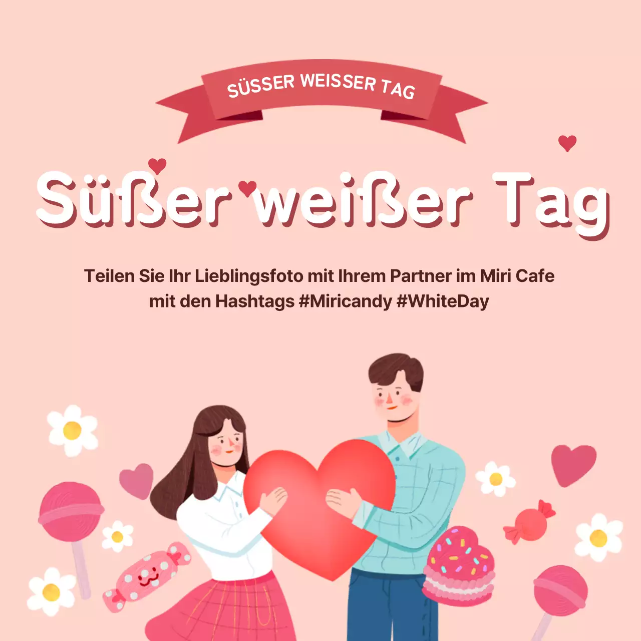 Pink Sweet White Day Veranstaltungen in den sozialen Medien