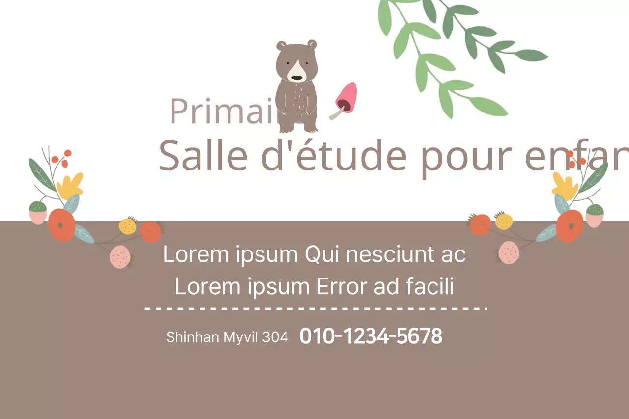 Salle d'étude surélevée pour les enfants