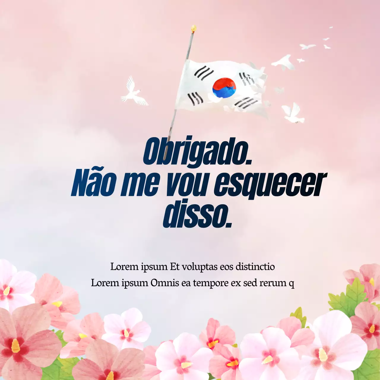 Gradiente cor-de-rosa Dia da Memória
