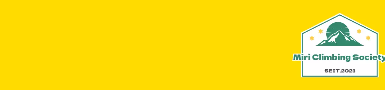 Mitgliedschaft Weste mit gelb weiß grün Berg Illustration Bergsteigen Club-Symbol Logo