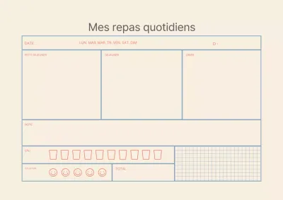 Traceur de lignes bleues beige