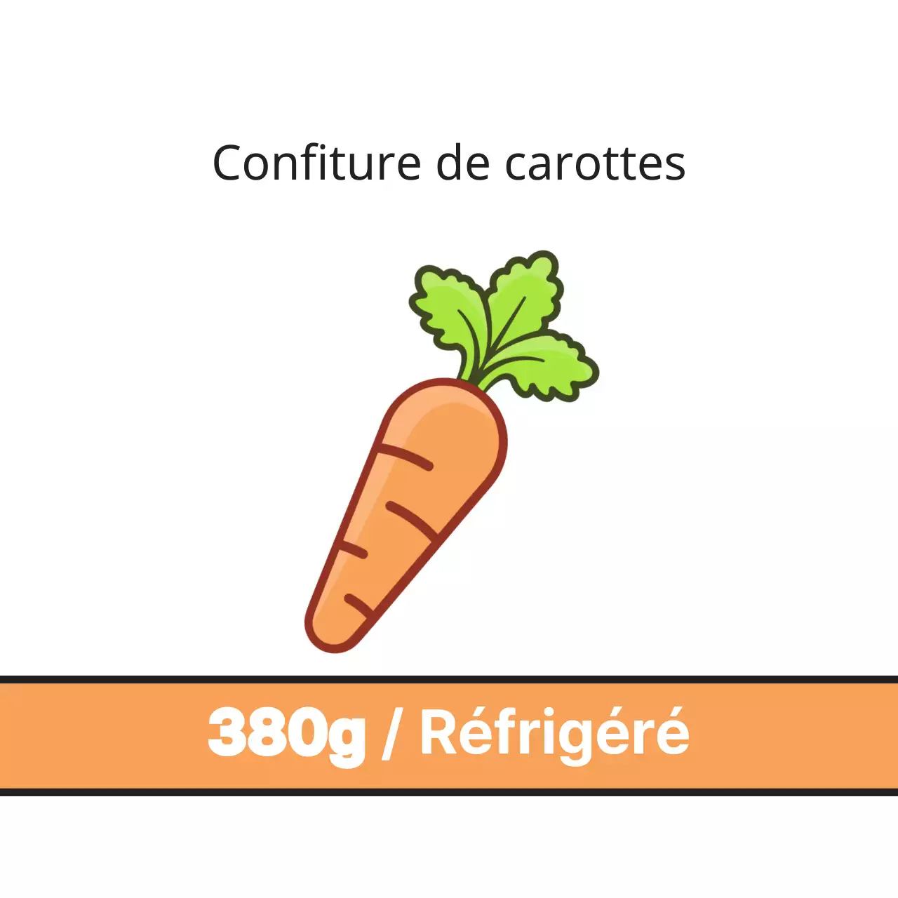 Confiture de carottes