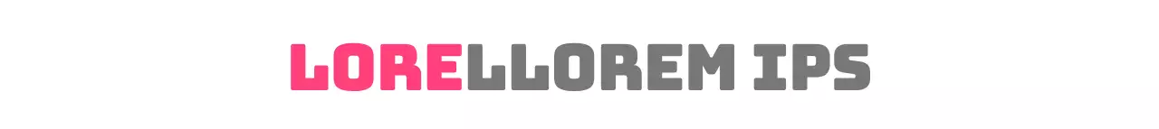 Eenvoudige tekst in helder roze en grijs voor gezondheidsinformatie en promoties