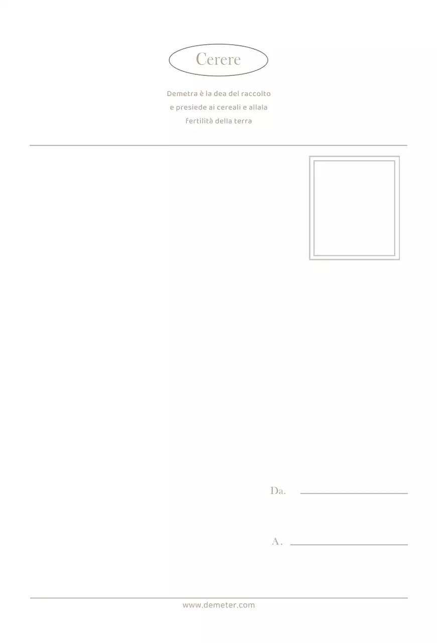 Cartolina con sfondo fotografico sempliceCartolina