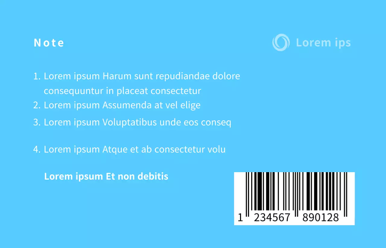 Un certificato del tempio di colore blu