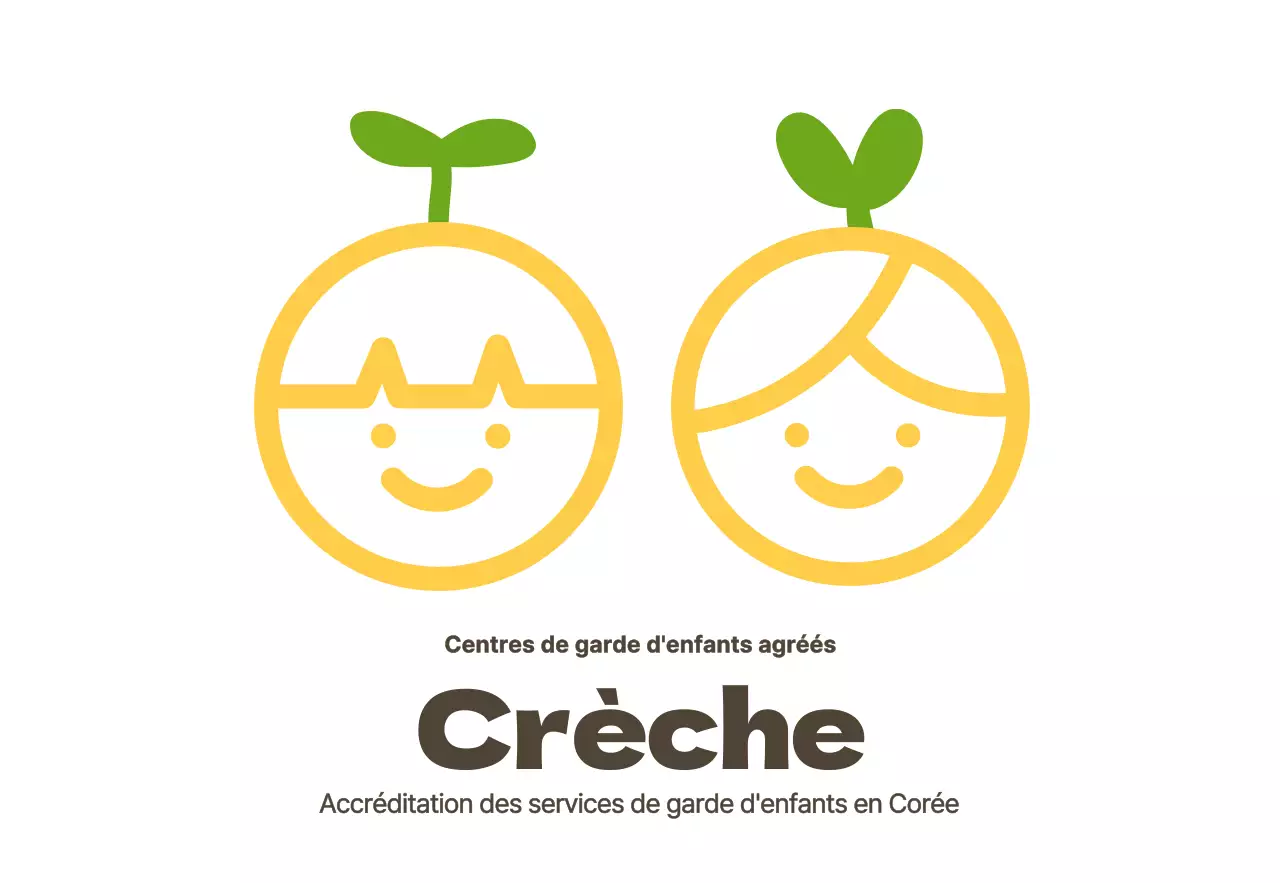 Panneau illustré simple et mignon pour la chambre d'enfant