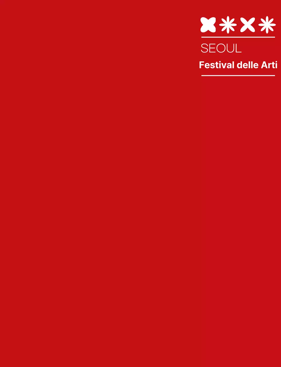 rosso e bianco semplice festival delle arti simbolo icona logo stile festival culturale personale