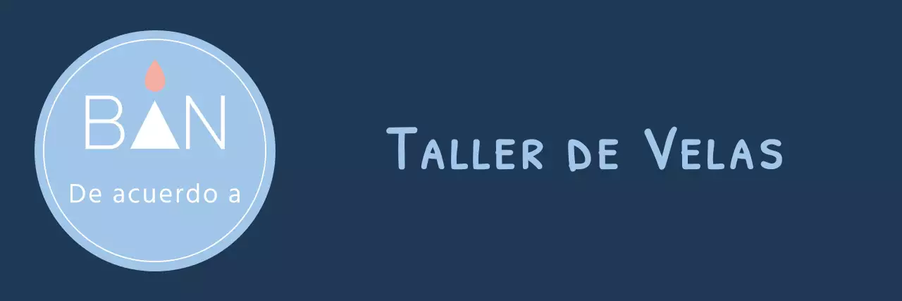 Logotipo de texto moderno y sencillo en azul claro y blanco para el personal y la experiencia de una tienda de velas.