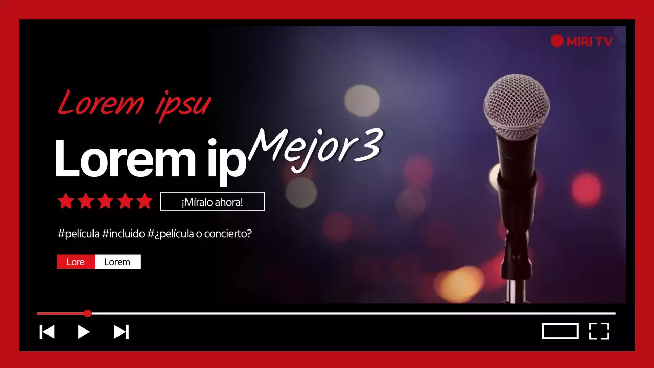 Críticas de películas con fotos en rojo y negro