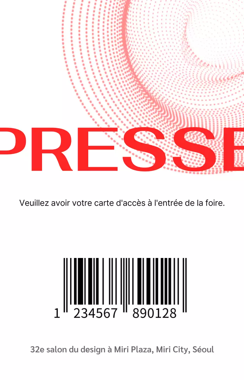 Organisateurs d'événements avec un design axé sur les lignes et les formes