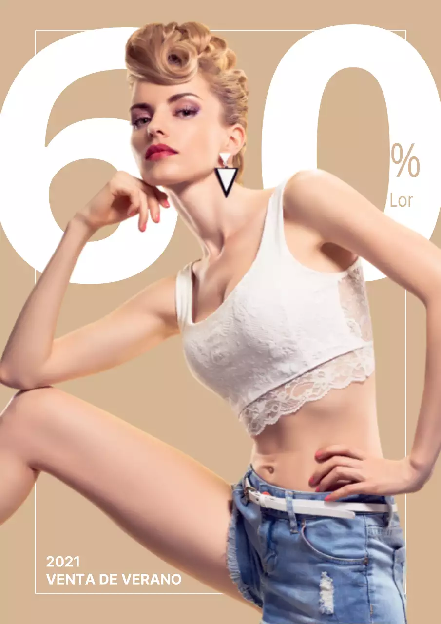 Beige Simple Número Punto Verano Ropa de Mujer Moda Verano Venta