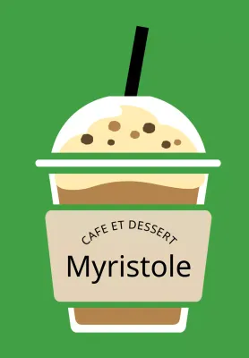 Porte-clés en acrylique Frappuccino Cafe Ice Cup