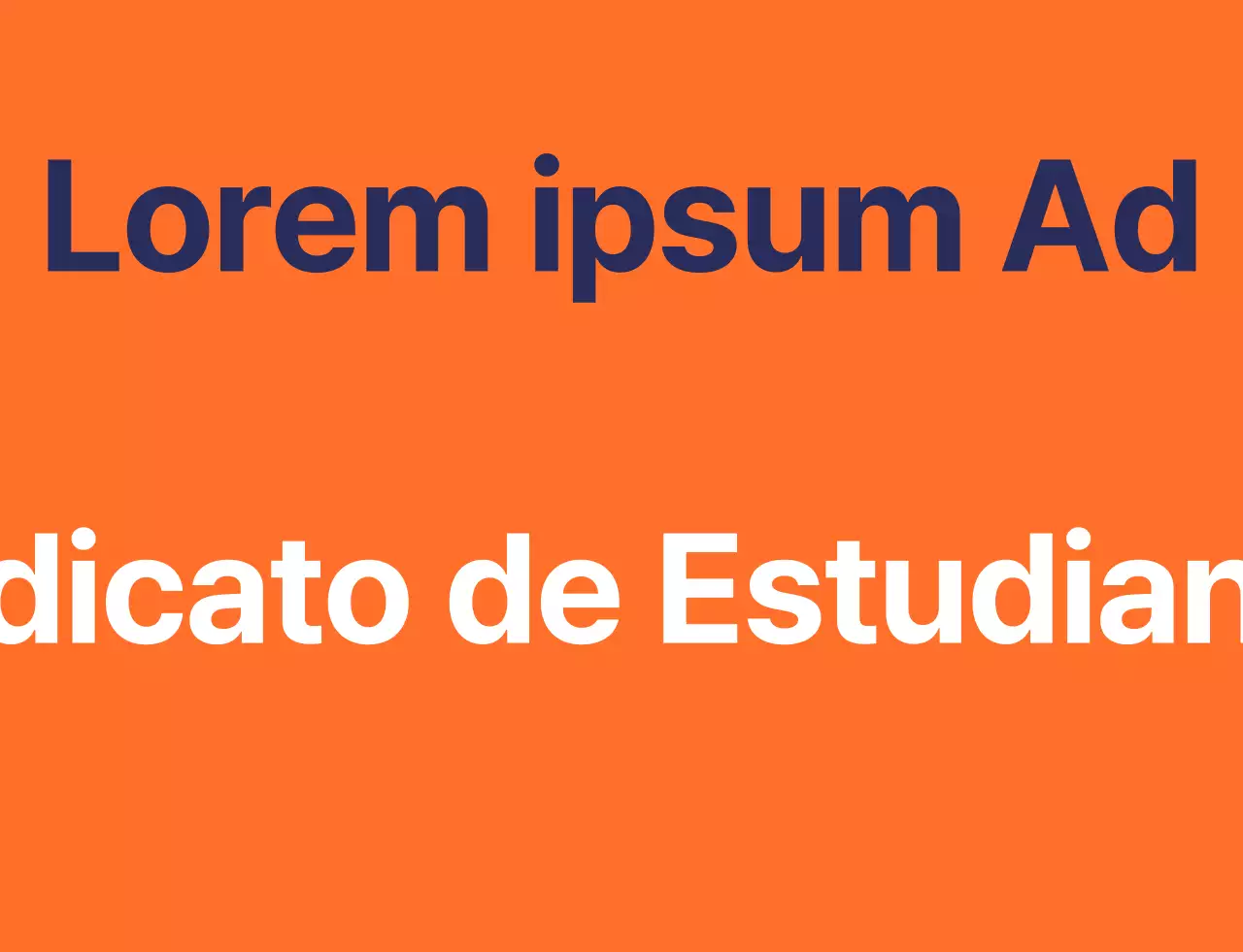 Chaleco del consejo de estudiantes de secundaria con el logotipo del símbolo escolar en naranja y azul marino