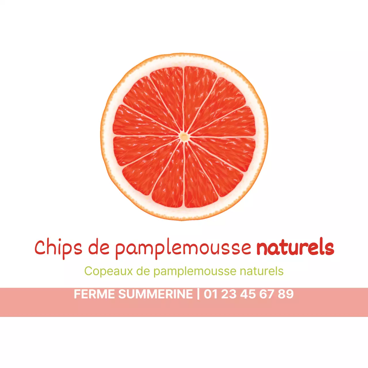 Copeaux de pamplemousse
