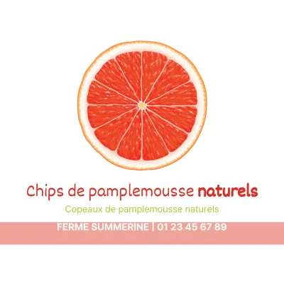 Copeaux de pamplemousse